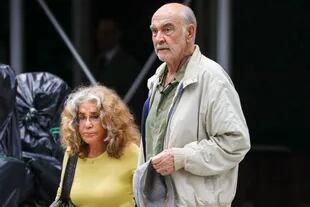 Connery junto a su mujer, Micheline Roquebrune