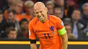 Subcampeón en 2010 y tercero en 2014. Robben será uno de los grandes ausentes de Rusia 2018