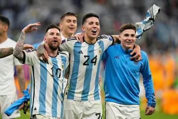 Argentina venció a Países Bajos por penales en 4tos de final de la Copa del Mundo Qatar 2022 en el estadio Lusail, Lusail, Qatar, el 10 de diciembre de 2022