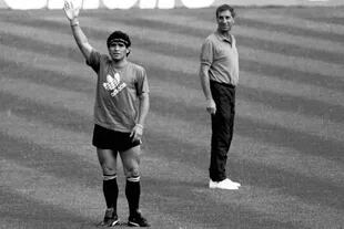 Maradona y Bilardo, capitán y entrenador en el turbulento Mundial de  Italia 90