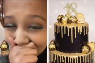 Encargó una torta por su cumpleaños y lo que le llegó fue decepcionante