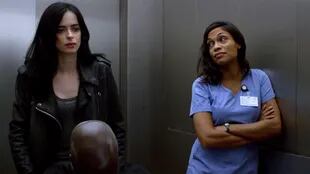Dawson como la Enfermera Nocturna, en la serie Jessica Jones (2015)
