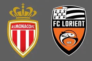 Monaco y Lorient empataron 2-2 en la Ligue 1 de Francia