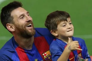 Con un divertido video, Messi mostró cuál es la canción preferida de su hijo Thiago