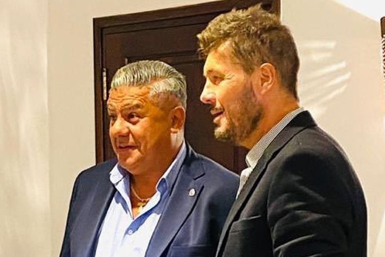 Other times: Claudio Tapia and Marcelo Tinelli, together;  the relationship worsened since the president of the AFA understood that the television host was behind the complaints in the IGJ against him