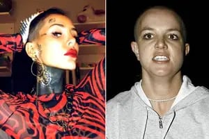 Como Britney: Cande Tinelli se afeitó la cabeza y se comparó con la ídola pop