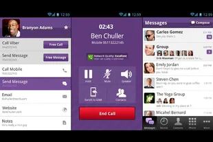 Viber es uno de los servicios móviles más populares