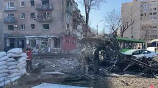 Dos muertos en bombardeos en Kiev que también apuntaron a una fábrica de aviones