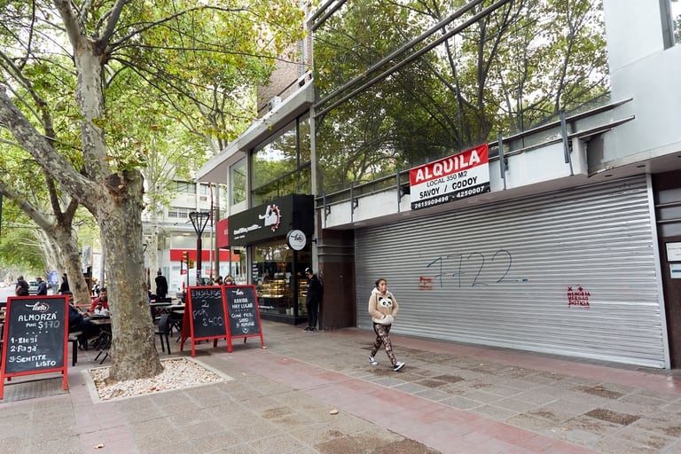 En el centro de Mendoza hubo altas y bajas en materia comercial