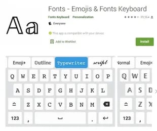 Fonts, la aplicación para cambiar la tipografía de las letras en los textos que enviás por medio de las redes sociales