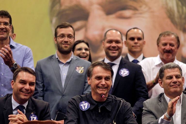 Bolsonaro se reunió ayer con dirigentes de su partido, en Río