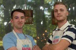 Carlos y Facundo compiten por ser el mejor pastelero en Bake Off Argentina
