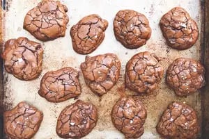 Cookies doble chocolate y aceite de oliva