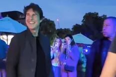 Tom Cruise apareció en el recital de los Rolling Stones en Londres y conquistó a todos con su actitud
