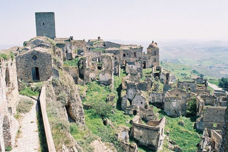 Craco fue escenario de decenas de batallas en las que italianos y franceses le disputaban el territorio a Grecia