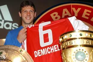 Martín Demichelis, el argentino más ganador en la, historia de la Bundesliga: alzó cuatro veces el título local con Bayern Munich