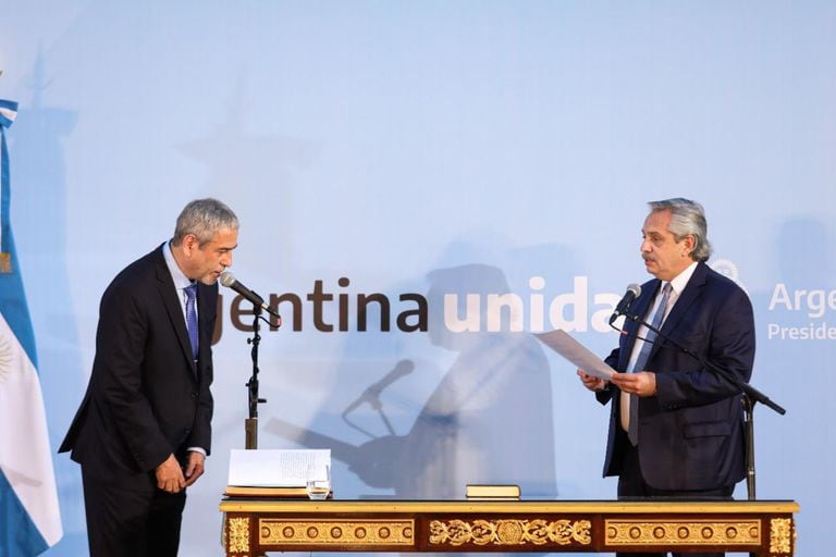 Alberto Fernández y Jorge Ferraresi