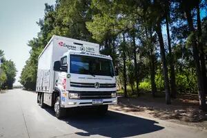Comenzó a circular el camión 100% eléctrico de la Argentina