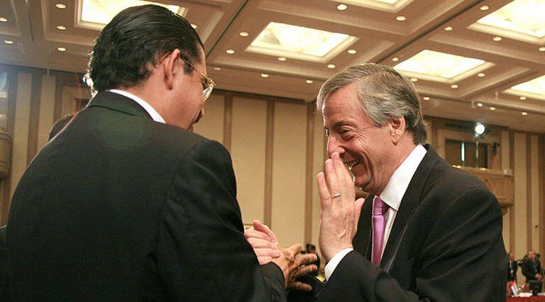 Néstor Kirchner y Manuel Zelaya 