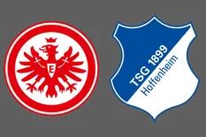Eintracht Frankfurt venció por 4-2 a Hoffenheim como local en la Bundesliga