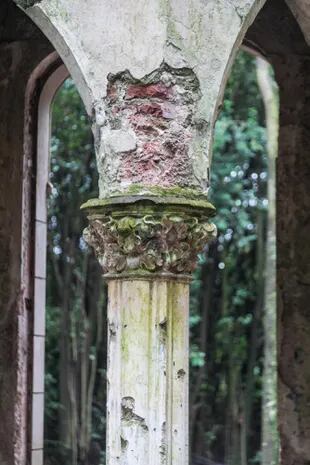 Detalle de una columna en Montelén