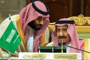 Salman, rey de Arabia Saudita y su hijo Mohammed ben Salman, príncipe heredero