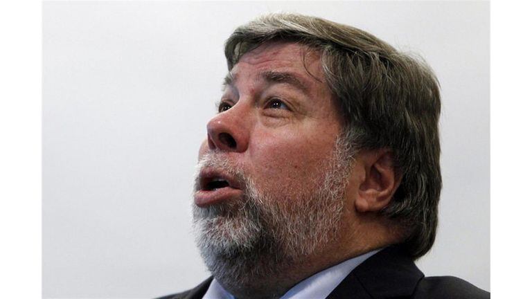 Steve Wozniak en 2015, durante su visita a la Argentina