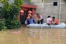 Las lluvias torrenciales en China causaron la muerte de seis personas y hay cerca de 200.000 evacuados