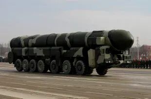 El misil balístico intercontinental ruso Topol-M