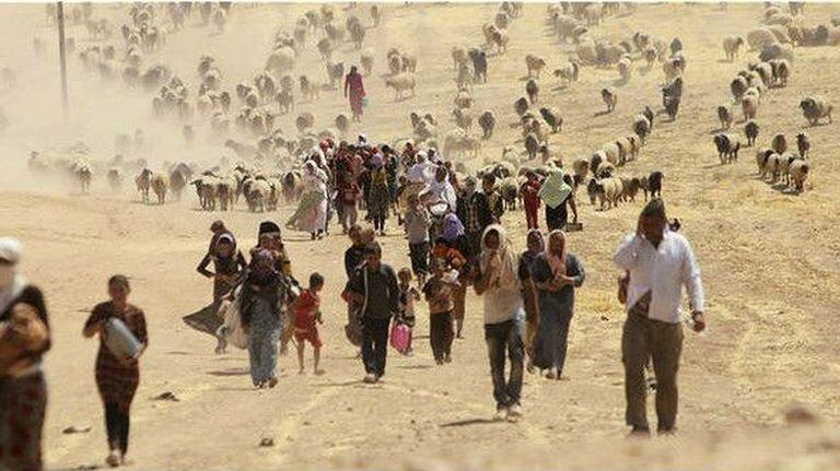Al menos un millón de personas han sido desplazadas en Irak