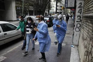 Operativo Detectar en Palermo. Ayer hisoparon a 66 personas