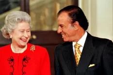 El incómodo momento con Carlos Menem en el Palacio de Buckingham