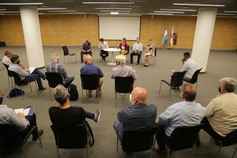 La reunión se realizó en la sede del Ministerio de Educación porteño