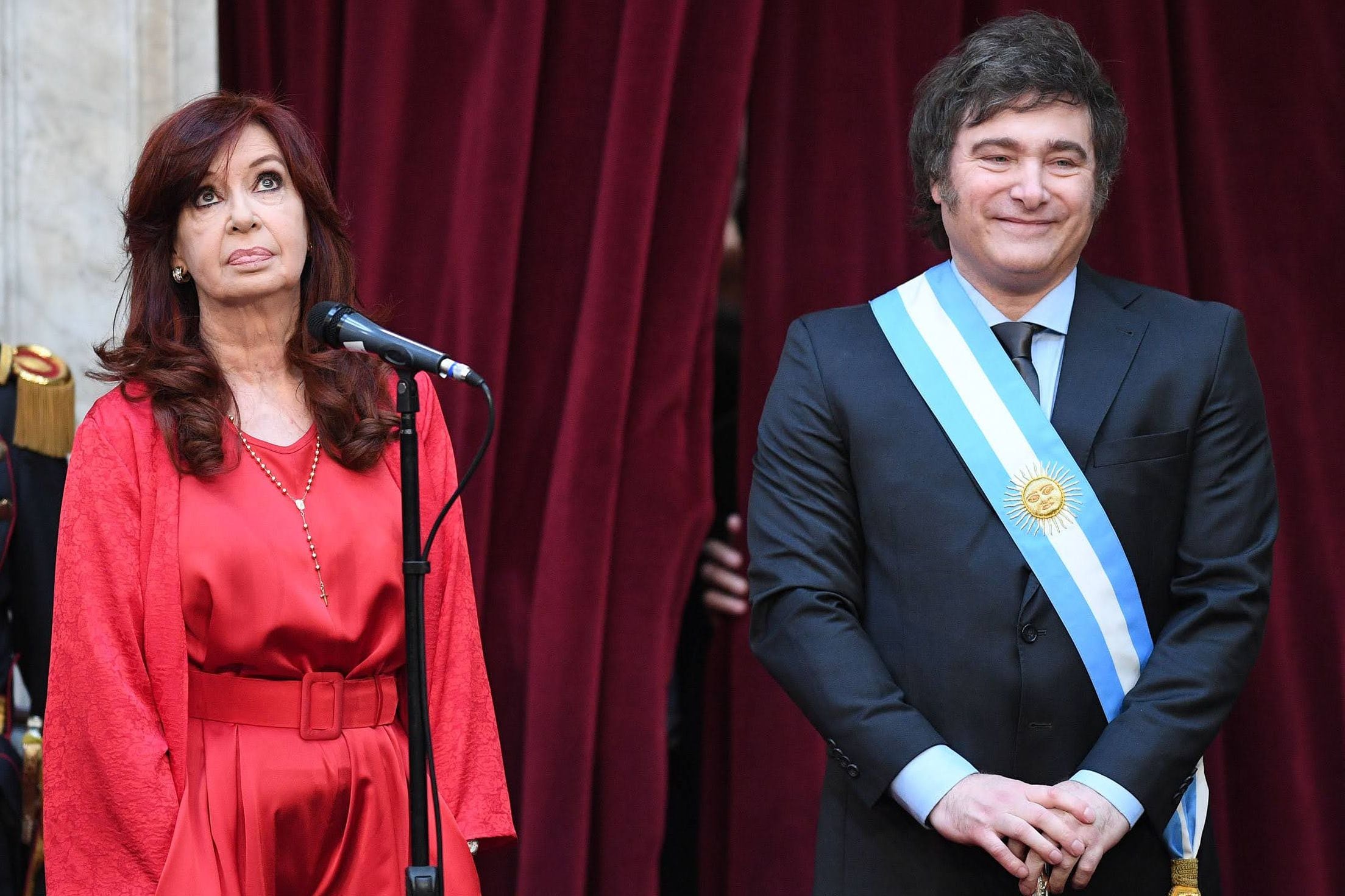 Cristina Kirchner y Javier Milei