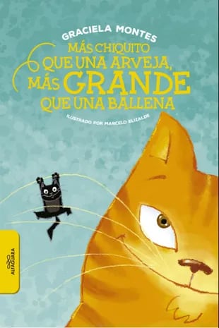 Un cuento de Graciela Montes protagonizado por dos gatos de muy distintos tamaños