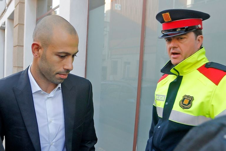 Mascherano reconoció ante la justicia española haber cometido dos delitos de fraude fiscal y pagó una multa