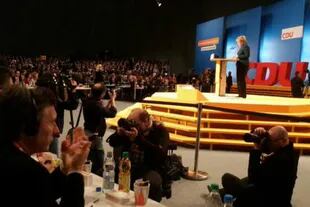 Merkel, en el 27°Congreso de la Democracia Cristina alemana