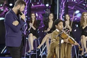 ShowMatch 2019: un pequeño violinista sorprendió con su voz