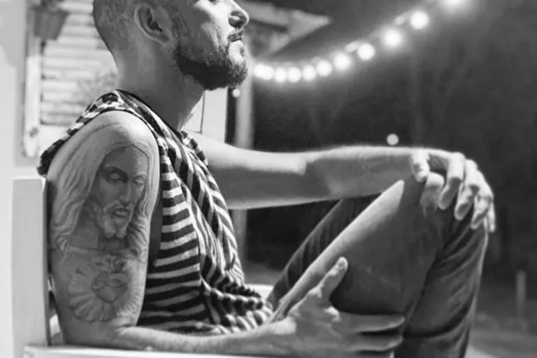 El gran tatuaje del cantante (Foto Instagram @abelpintos)