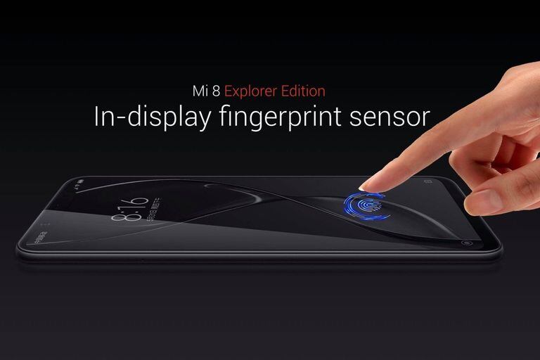 El Xiaomi Mi 8 tiene un sensor de huellas digitales integrado a la pantalla