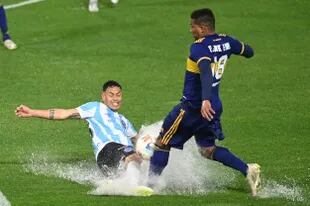 Fútbol de Primera División.Boca Juniors vs Argentinos Juniors.