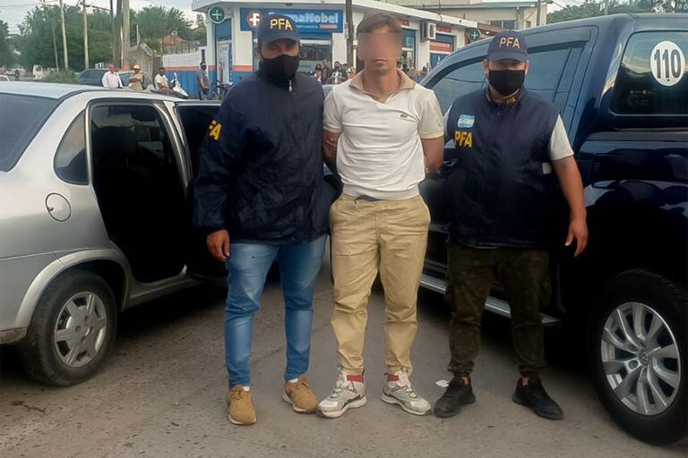 El Rubio Zambrano fue detenido por detectives de la Policía Federal Argentina en Florencio Varela