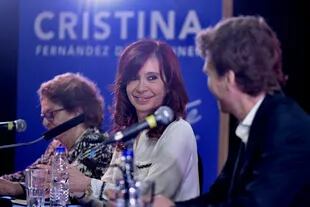 Cristina Kirchner durante la presentación de su libro