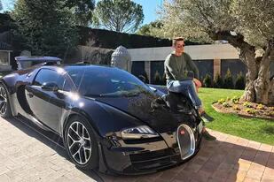 Un empleado de Cristiano Ronaldo destrozó un Bugatti de 1,6 millones de euros