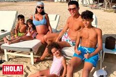 Cristiano Ronaldo en familia: las fotos de sus días de playa antes de la llegada de los mellizos