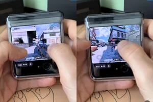 ¿Se puede jugar al Call of Duty en la pantallita externa de un smartphone plegable?