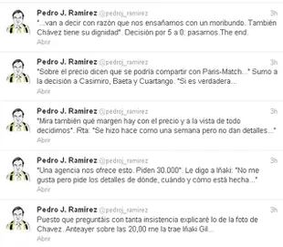 La explicación de Ramírez en Twitter