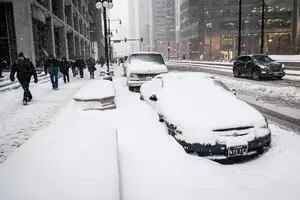 Ola de frío ártico y nieve en Estados Unidos: en Chicago hará más frío que en el