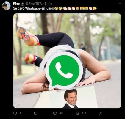 Los mejores memes de la caída de WhatsApp