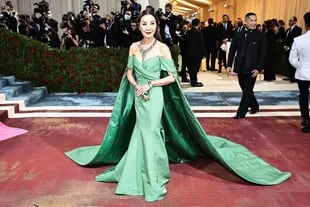 Actress Michelle Yeoh at the MET Gala 